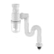 thumbnail image 1 of Desagüe del lavabo del fregadero Tubo de desagüe del fregadero Tubería de desagüe de alcantarillado del fregadero flexible para lavabo del lavabo - 45 mm 45 mm Magideal Desagüe del lavabo del fregadero, 1 of 7