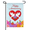 Garden Flag-1, variant on Happy Anniversary Garden Flag 12×18in Double Sided White Dove Floral Romantic UV Protected Fade Resistant Weatherproof Decor For Outdoor Porch Lawn Patio Yard