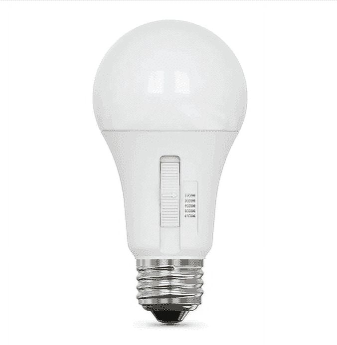 Feit Electric 60 Watt A19 E26 Dimmable LED Bulb Selectable Color 6 Pack New