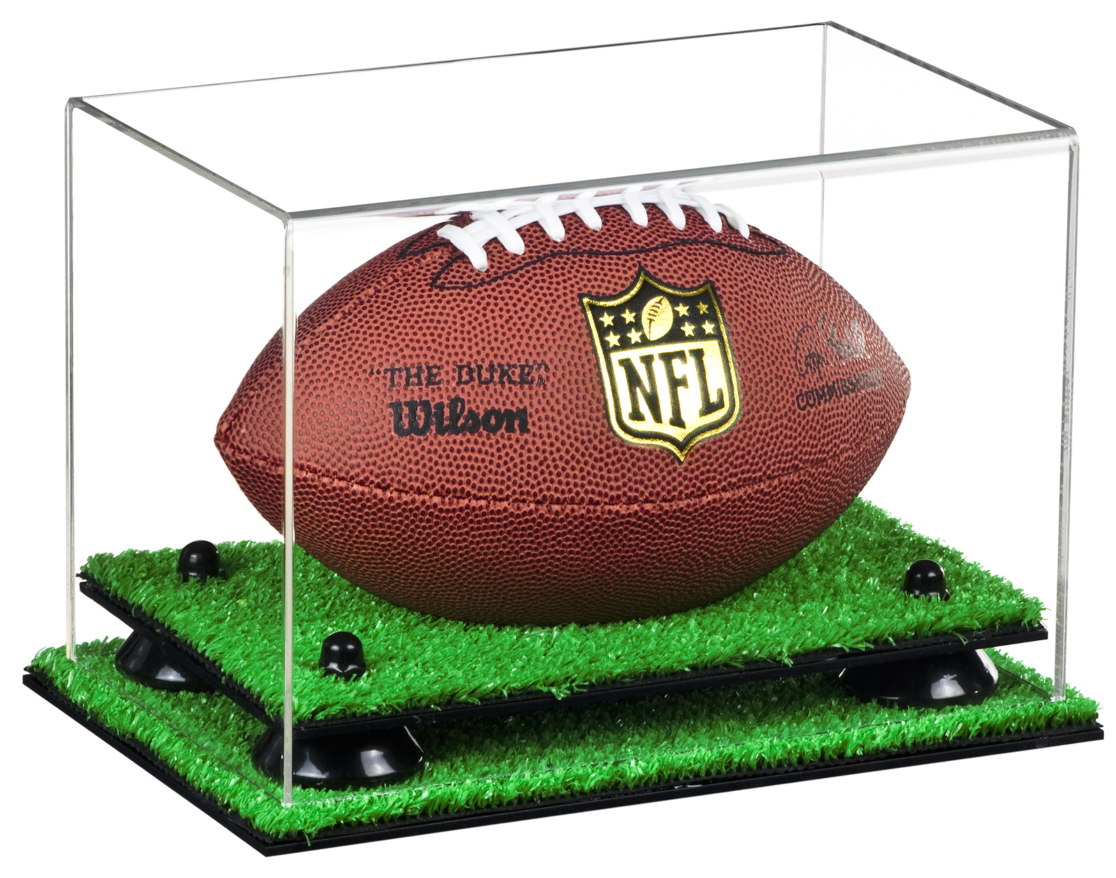 Deluxe Clear Acrylic Mini Miniature (not Full Size) Football Display