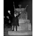 thumbnail image 2 of Vintage Photography 15x18 Black Modern Framed Museum Art Print Titled - Dwight D Eisenhower Columbia University 1953, 2 of 4