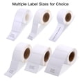 thumbnail image 2 of Label Paper Thermal Sticker Self-Adhesive Printable Paper Roll Waterproof Oil-Proof Tear Resistant for Price Name Barcode Clear Printing for DP23 Series Thermal Printer Label Maker Machine, 2 of 8