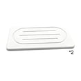 thumbnail image 2 of ZZkhGO Absorbent Diatomite Tray Set, Multipurpose Soap Hand Soap Dry Mat, Quick-Drying Kitchen Bathroom Countertop Accessories, White, 2 of 6