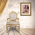 thumbnail image 3 of Unknown 19x24 Gold Ornate Wood Framed with Double Matting Museum Art Print Titled - Moroccan Floral, 3 of 4