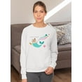 thumbnail image 2 of Fantastic Besties Sweatshirt Women -June Erica Vess Designs, Female XX-Large, 2 of 4