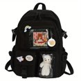 thumbnail image 4 of Mochila De Viaje Para Mujer, Mochila Escolar Universitaria Impermeable Con Varios Bolsillos Para Mujer, Bolso Transparente, Refuerzo De Mochila Para Ordenador Portátil De Gran Capacidad, 4 of 4