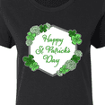 thumbnail image 4 of Inktastic Happy St. Patrick's Day Clovers Women's T-Shirt, 4 of 5