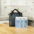 thumbnail image 4 of Dr. Brown's Fold & Freeze Bottle Tote, Insulated Cooler Bag, Holds 6 Baby Bottles, Black, 1 Pack, 4 of 13