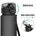 thumbnail image 6 of Sports Water Bottle Leakproof Gym Water Container with Handle, Portable 400ml Plastic Fitness Yoga Exercise Hydration Cup, 6 of 7