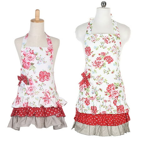 

Cheers.US Home Work Adjustable Apron Cake Kitchen Cooking Women Girls Aprons for Gift