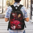 thumbnail image 3 of Hazbin Hotel Backpacks Bookbag Casual Daypack Backpacks for Travel Camping Hiking, 3 of 6