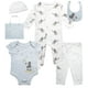 thumbnail image 1 of Conjunto de 7 piezas de ropa para bebé Disney Mickey Pooh 0-3 meses azul, 1 of 7