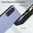 thumbnail image 4 of Case for Samsung Galaxy Z Fold 4 (2022) Magnetic Hinge Cover Protection, Slim Fit Hard PC + PU Protective Phone Case for Galaxy Z Fold4 5G - Lavender, 4 of 14