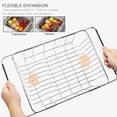 thumbnail image 2 of destyer Sink Dish Drain Rack Steel Drying Basket Rustproof Single-Layer Expandable Fruit Bowl Drainer Holder Restaurant Utensils, 2 of 8