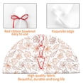 thumbnail image 4 of Sikiie Maple Leaves 30-48 inches {designName} Print Christmas Tree Skirt Snowman Xmas Tree Skirt with Edge Christmas Decorations for Holiday Party30", 4 of 7