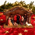thumbnail image 3 of WMQPNNS New Trending Exquisite Scene Manger Desktop for Display With Stable Holy Family Figures Christmas Decorations, 3 of 7