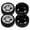 Black, variant on Myenne 4pcs Car Wheels Rubber Wheels Car Model Wheels Toy Car Diy Wheels Science Project Wheels