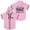Pink, variant on Caseoh Roadhouse Baseball Jersey Women Men Hooded Short Sleeve Shirt Casual Trendy T-shirt