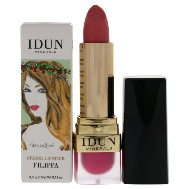 Lápiz labial Idun Minerals Idun Minerals Creme Lipstick - 204 Filippa Lápiz labial Dama 0.13oz