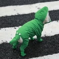 thumbnail image 4 of Pet Rain Jumpsuit Hooded Waterproof Full Coverage Dog Rain Poncho Cat Raincoat, 4 of 10