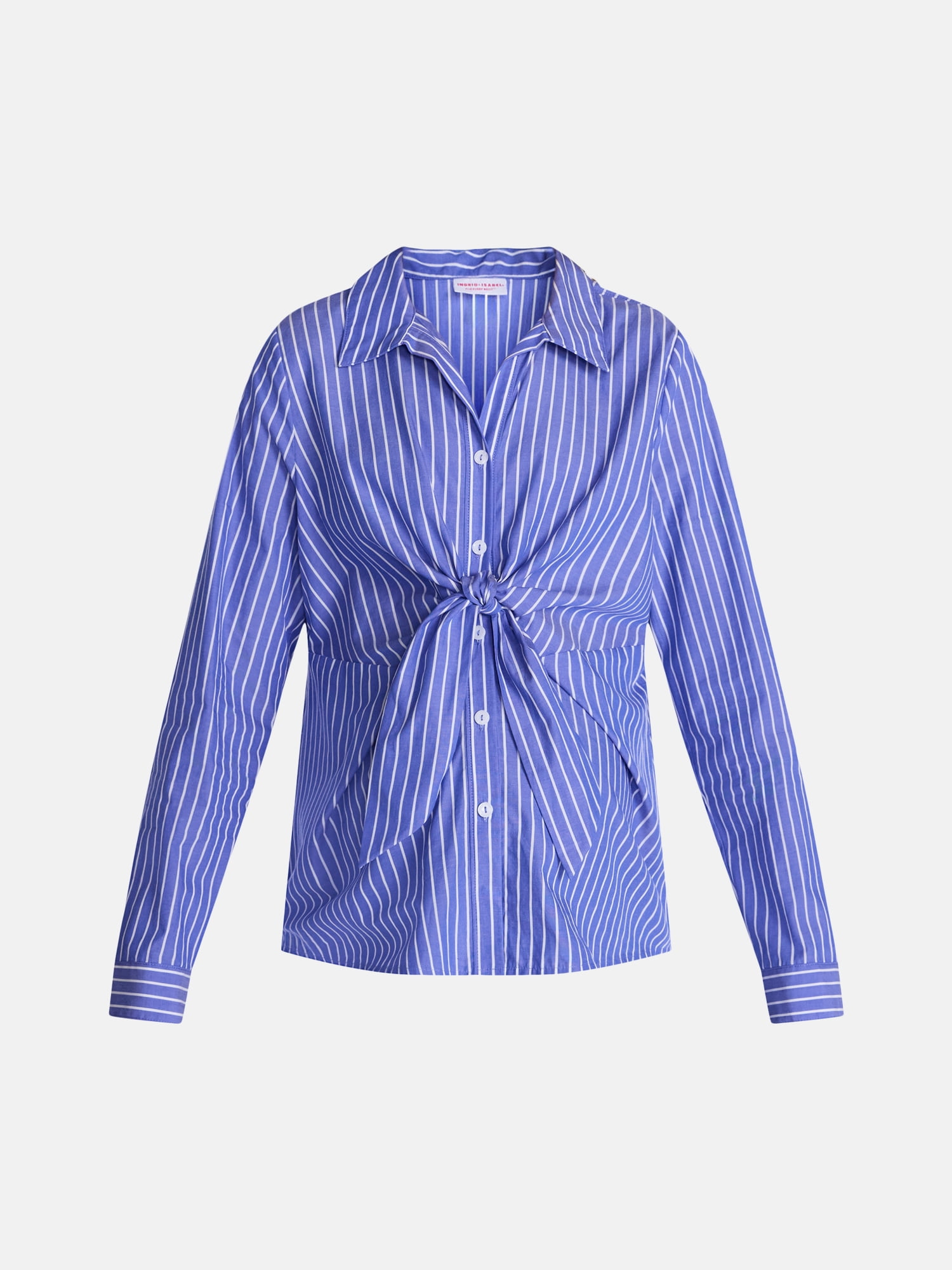 Ingrid & Isabel For Every Belly Women’s Maternity Tie Front Cotton Shirt, Sizes S-XXL