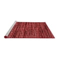 thumbnail image 2 of Ahgly Company Machine Washable Indoor Round Abstract Red Modern Area Rugs, 8' Round, 2 of 4