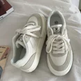 thumbnail image 3 of Zapatos vulcanizados de lona para mujer, zapatillas deportivas planas y gruesas, transpirables, tenis, primavera y otoño, 3 of 3