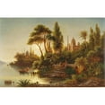 thumbnail image 2 of Albert Rieger 18x13 Gold Ornate Wood Frame and Double Matted Museum Art Print Titled - The Orient in the Evening Light, 2 of 4