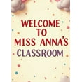 thumbnail image 4 of Welcome Banner for Classroom Rainbow Theme Welcome to Miss Anna's Classroom Backdrop Decor Photography Props Party Supplies School Events Reusable Decoration, 4 of 8