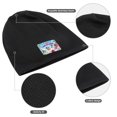 thumbnail image 3 of Super Kitties Winter Beanie Hats for Men Women, Warm Cozy Knitted Cuffed Skull Cap, 3 of 8