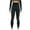Black, variant on Womens Workout Leggings with High Waist Tummy Control Comfortable Casual Solid Color Yoga Full Length Pants Army Green L