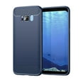 thumbnail image 1 of PANDACO Navy Brushed Metal Case for Samsung Galaxy S8, 1 of 2