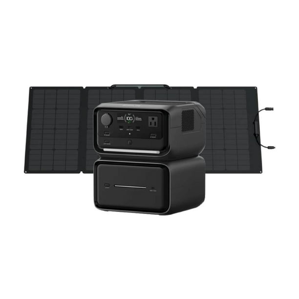 Combo Solar de Estación de Energía River 3 Max Plus y Panel de 110W
