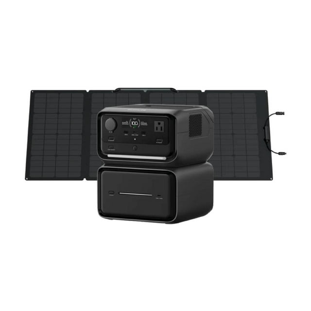 Combo Solar de Estación de Energía River 3 Max Plus y Panel de 110W