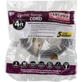 thumbnail image 4 of Accessoires d'Appareils Électroménagers Certifiés(R) 90-1060 3-Wire Closed-Eyelet 40-Amp Range Cord, 4ft, 4 of 5
