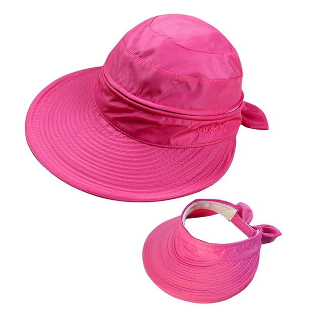Sun Visor Hats Outdoor Cap 2 in 1 ZipOff Wide Large Brim Foldable Hat