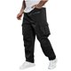 thumbnail image 2 of Pantalones largos para hombre, primavera y verano, color liso, bolsillos, color liso, cordón ajustable, ropa de trabajo, pantalones deportivos e informales, pantalones de poliéster para hombre., 2 of 9