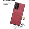 thumbnail image 5 of for Samsung Galaxy S22 Ultra Case, Slim PU Leather Wallet Case Credit Card Slot Holder Lightweight Protective Case with Kickstand for Samsung Galaxy S22 Ultra (Red), 5 of 11