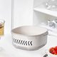 thumbnail image 1 of Cesta organizadora de cocina | Escurridor de plástico apto para alimentos | Almacenamiento que ahorra espacio para verduras y utensilios | Diseño duradero y fácil de limpiar | Multiusos | Blanco | 1, 1 of 5