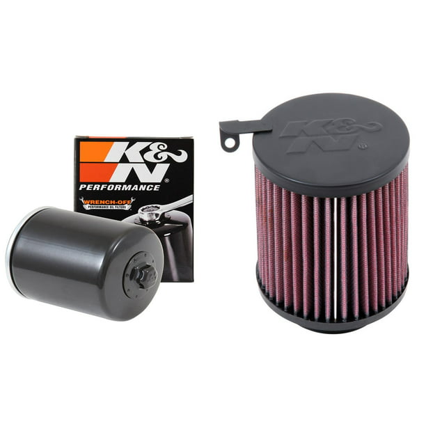 K&N Air and Oil Filter Black Kit for ATV/UTV KAWASAKI Mule 610 4x4 2007 ...
