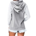 thumbnail image 3 of Gvmfive Women Long Sleeve Hooded Sweatshirt Zip Up Jacket with Pockets, 3 of 4