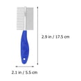 thumbnail image 2 of WEUVEB Peine De Inoxidable Para Mascotas Con Ergonómico Para Limpieza Y Estimulación Del Pelaje, 2 of 6