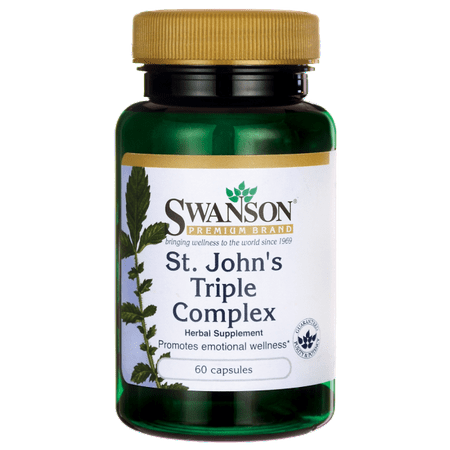 Triple Complex Brain Tonic - Swanson St. John's Triple Complex 60 Caps