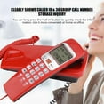 thumbnail image 1 of TOPINCN Telephone, Practical Safe FSK/DTMF Caller ID Landline Telephone, Apartment Hotel For Home Office, 1 of 8