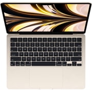 Restored Apple MacBook Air (2022) - Apple M2 - 8 CPU/8 GPU - 8GB RAM, 256GB SSD - Starlight (MLY13LL/A)