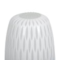 thumbnail image 2 of Vickerman Vase en Verre Blanc Givré 13 Pouces - CM191513, 2 of 4