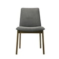 thumbnail image 2 of Castle Place Modern Chic Linen Upholstered Dining Chairs, Set of 4, Brown, 2 of 7