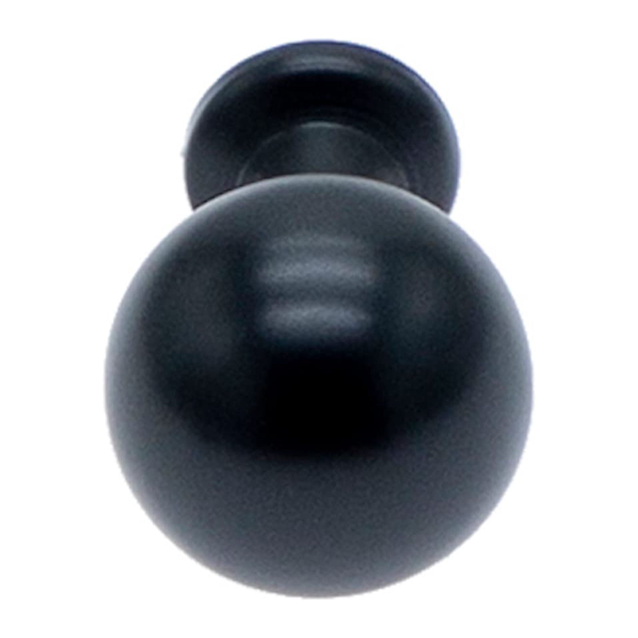 Utopia Alley 25pcs Lyon Cabinet Ring Pull Knob - Decorative Cabinet Drop Pull Knobs for Cabinets and Drawers - Vintage Cabinet Hardware with Hand Finished Matt Black - Metal Drawer Pull Knobs 0.87"