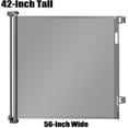 42Inch Extra Tall Retractable Baby Gates for Doorways 56" Wide Baby