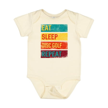 

Inktastic Disc Golfer Eat Sleep Disc Golf Repeat Gift Baby Boy or Baby Girl Bodysuit